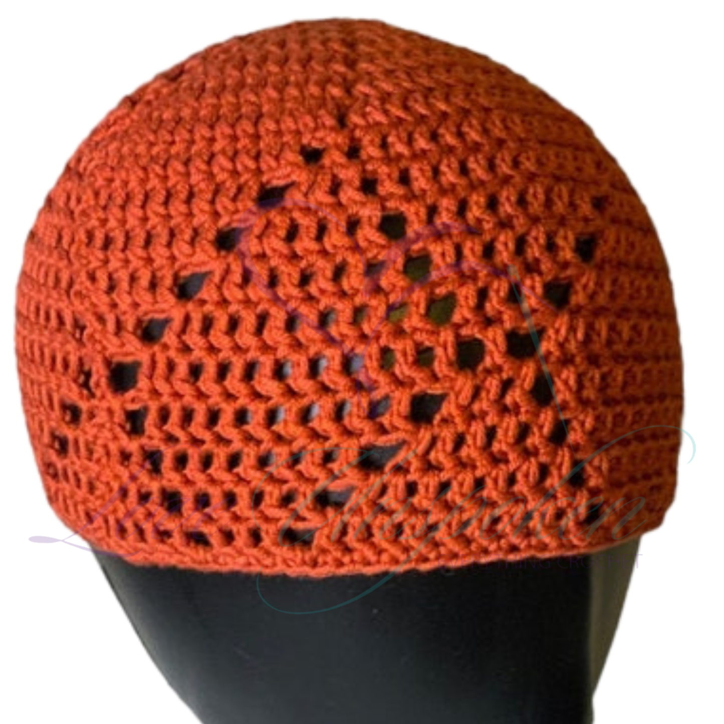 Gold Crochet Kufi Hat | Handmade Muslim Prayer Cap