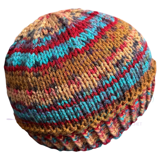 Handmade Fitted Knitted Beanie in Dakota | Soft Knit Hat