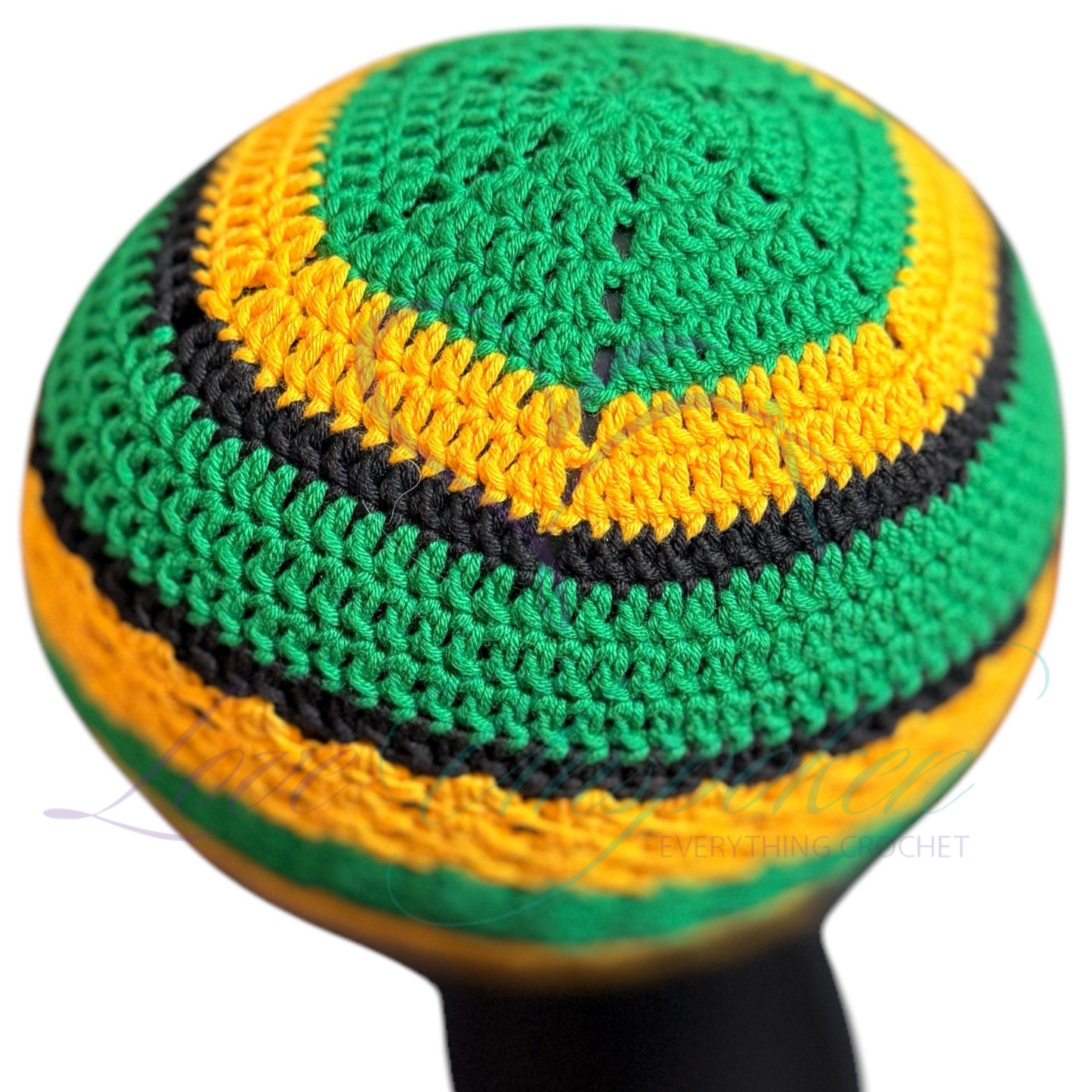 Olive Handmade Crochet Kufi Beanie | Earthy Taqiyah Skull Cap