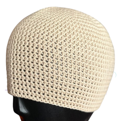 Custom Crochet Kufi Hat | Choose Your Color, Handmade to Order