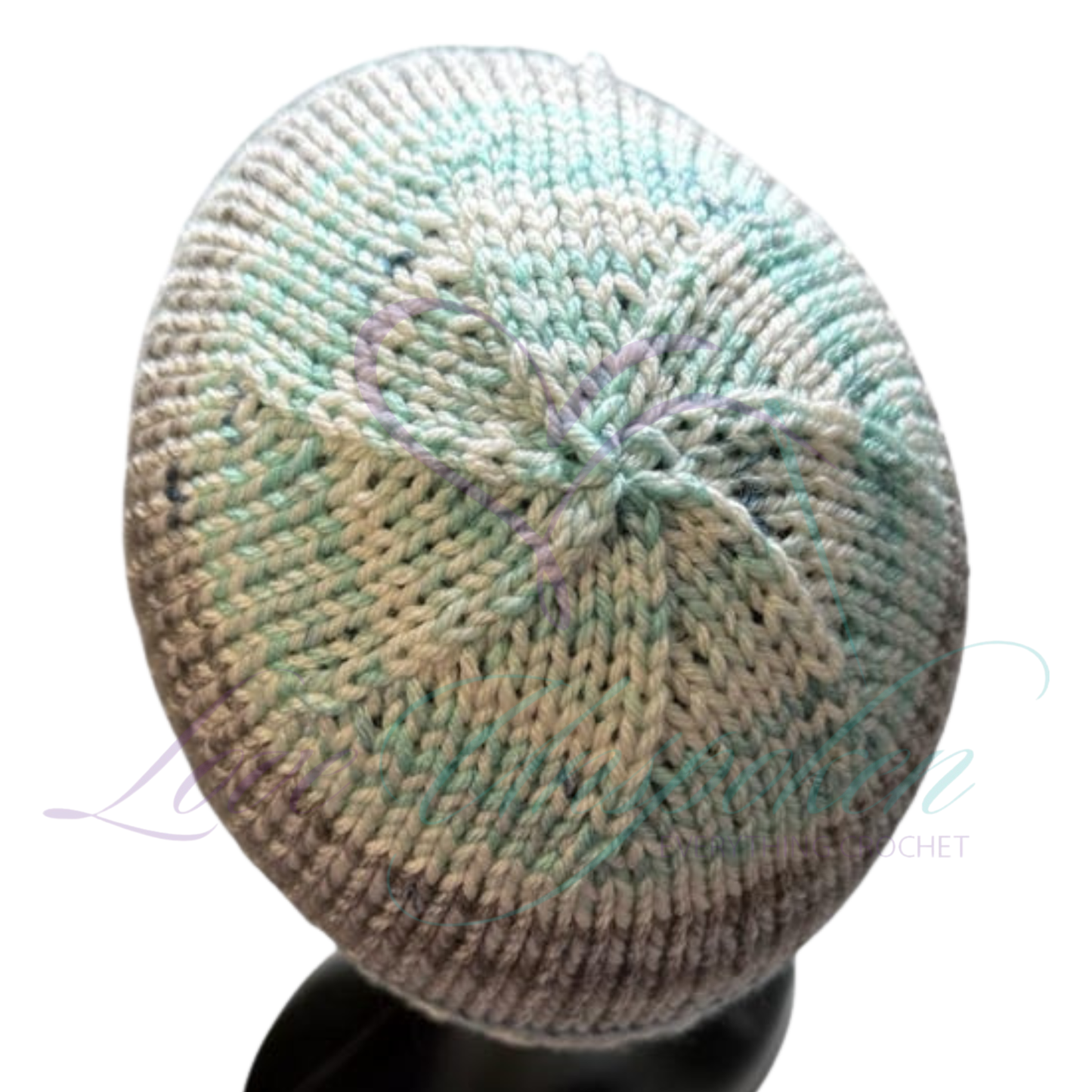 Handmade Fitted Crochet Beanie in Cypress Landing | Nature-Inspired Knit Hat