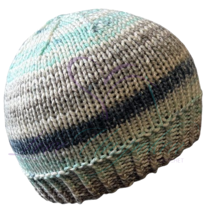 Handmade Fitted Crochet Beanie in Cypress Landing | Nature-Inspired Knit Hat