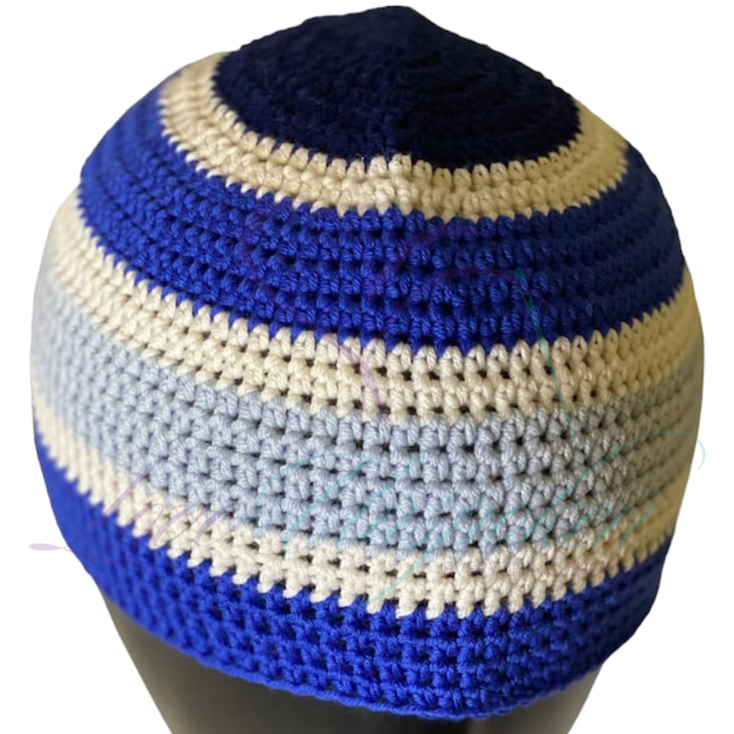 Handmade Crochet Kufi Cap | Taqiyah Skull Cap for Men, Boys and Babies