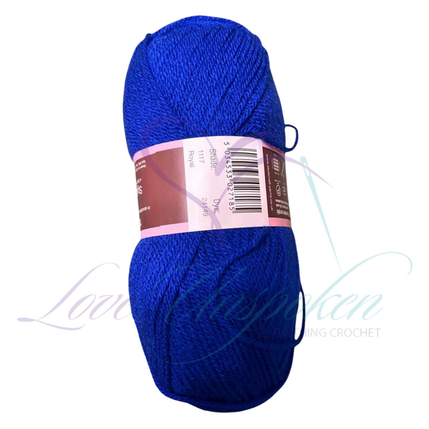 Royal Blue Roll-Up Knit Beanie | Handmade Crochet Docker Cap