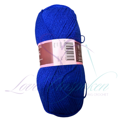 Royal Blue Roll-Up Knit Beanie | Handmade Crochet Docker Cap