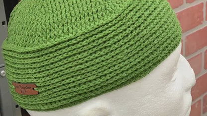 Handmade Crochet Kufi Hat – Muslim Prayer Cap, Beanie & Skull Cap for All Ages